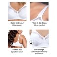 thumbnail image 3 of Exquisite Form #9600535 FULLY Cotton Soft Cup Full-Coverage Bra, Lace, Wire-Free, 3 of 7