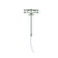 thumbnail image 2 of Lampes de Jardin Extérieures à Double Tête, Échelle Miniature, Lampadaire, Décorations de Rue, Vert(1:87)(Blanc), 2 of 9
