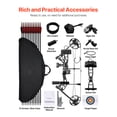 thumbnail image 3 of KFFKFF Compound Bow Archery, Adjustable 19-30 in Draw Length Compound Bow Package for Beginner, 19-70 Lbs Draw Weight Archery Bows and Arrow Set, 3 of 9
