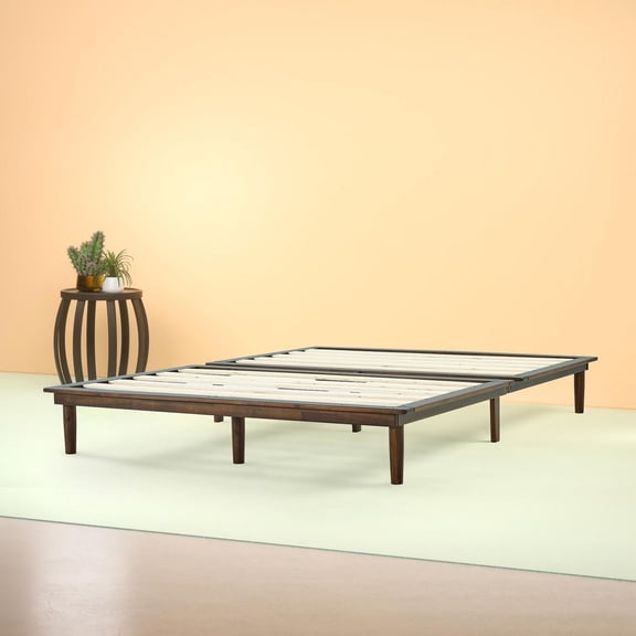 Cadre de lit plateforme en bois d’acacia Zinus Bobbie 10 po