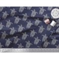 thumbnail image 2 of Soimoi Cotton Voile Fabric Turtle Block Print Fabric by Yard 42 Inch Wide, 2 of 3