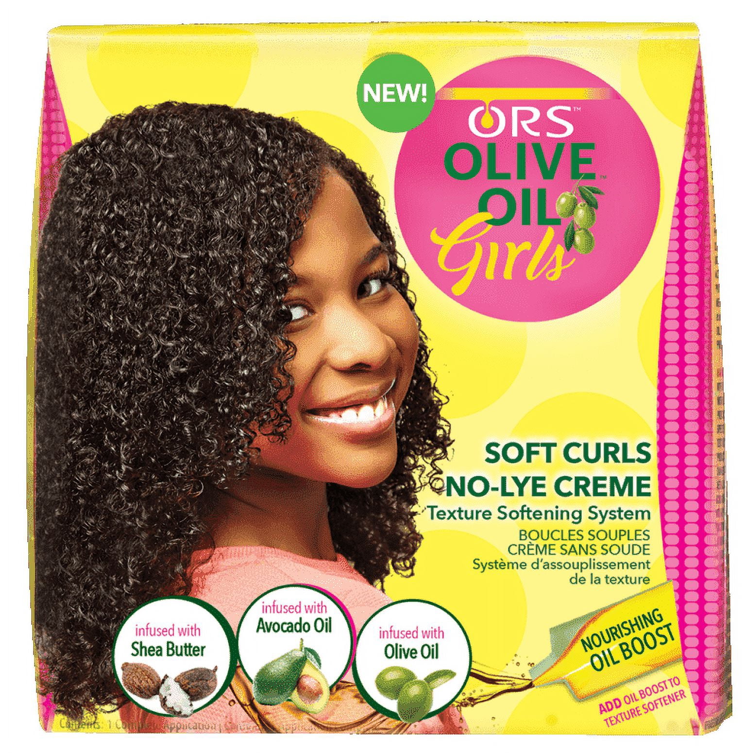 ORS Huile d'Olive Filles Boucles Douces Système d'Assouplissement de Texture