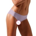 thumbnail image 4 of B91xZ Culotte String pour Femmes Culotte en Coton Assortie, TTG Violet, 4 of 5