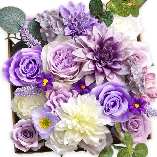 Wweixi Whimsical Blooms Low Maintenance Artificial Flower Collection Realistic 23new style LH014 1Set