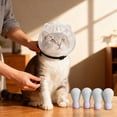 thumbnail image 3 of Breathable Transparent Cat Muzzle Head Cover for Safe Grooming Nail Trimming and Bath Control, 3 of 4