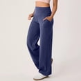 thumbnail image 2 of cfhntfmh Joggers pour Femmes à Cordon Taille Haute Extensibles Bas Resserré Pantalons avec Poches pour Entraînement Course, 2 of 7