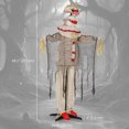 thumbnail image 3 of Outsunny Clown Citrouille Animé Halloween Taille Réelle 68 Pouces, Accessoires de Fête Intérieure, 3 of 10