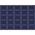 thumbnail image 1 of Ahgly Company Machine Washable Indoor Rectangle Transitional Deep Periwinkle Purple Area Rugs, 8' x 12', 1 of 7