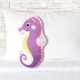 thumbnail image 1 of Safdie & Co. Cushion Decorative Shaped Seahorse, 1 of 3
