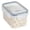 A, variant on Binwennn 5 Size Clear Storage Jars Vacuum Proof Fresh Storage Airtight Jars Kitchen Airtight Jars With Lids Proof Crispers Bowls with Lids Collapsible Bowls with Lids Laundry for Potato Chip Storage