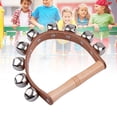 thumbnail image 2 of Jindong Bells Instrument Bells Toy Wood Hand with Handle Handbell 5pcs Jingle Musical Toy instrument, 2 of 8