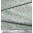 thumbnail image 3 of Soimoi Polyester Crepe Fabric Flower Artistic Printed Fabric 1 Yard 42 Inch Wide, 3 of 3