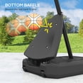 thumbnail image 4 of CoSoTower Basketball Hoop Outdoor, 4.9-10ft Portable Basketball Goal with 44" Shatterproof Backboard, Rebound System, Wheels, 4 of 7