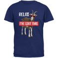 thumbnail image 1 of Relax I've Goat Got This Metro Blue Adult T-Shirt, 1 of 1