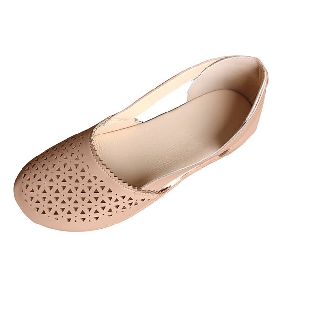 XZNGL Chaussures pour Femme Chaussures pour Femme Sandales Décontractées d'Été Mode Sandales Décontractées Plates Couleur Unie Chaussures à Oeillets