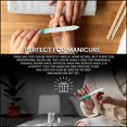thumbnail image 2 of Nail File Glass Nail File 2 Pack Premium Glass Nail File with Case Crystal Nail File Professional Salon Manicure Tool for Natural Nails,WHITE, 2 of 2