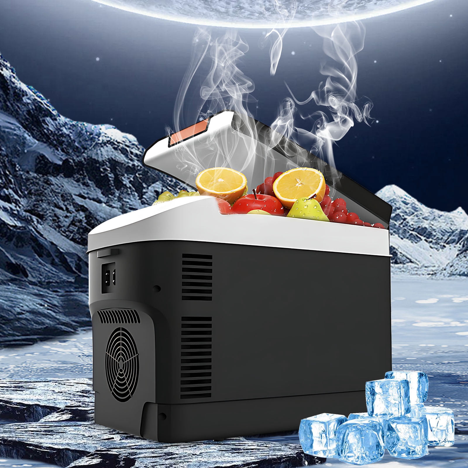 black Car Refrigerator Car Car Home Double-Use Mini Small Refrigerator