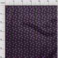 thumbnail image 3 of oneOone Polyester Lycra Black Fabric Floral Sewing Craft Projects Fabric Prints By Yard 56 Inch Wide, 3 of 4