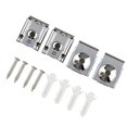 thumbnail image 4 of 4pcs Mirror Hanger Mirror Fixing Clips Chrome Mirror Wall Mounting Glass Metal Fixing Kit Frameless Clips Mounting Hanger Clamp, 4 of 8