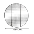 thumbnail image 3 of Grille de Cuisson en Acier Inoxydable de Qualité Supérieure pour Gril - Répartition Uniforme de la Chaleur, Résistante aux Hautes Températures, Facile à Nettoyer et à Entretenir, Polyvalente pour BBQ Camping Pique-Nique - Choisir la Taille 30cm 35cm 40cm, 3 of 4