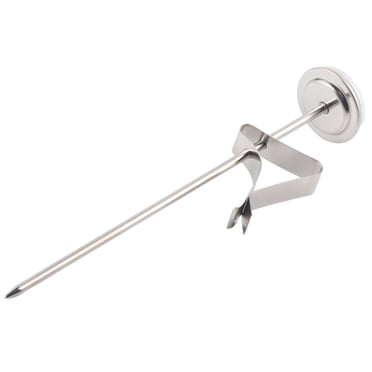 YUMILI Thermomètre à Lait, Thermomètre à Lait en Acier Inoxydable -10~110 ℃ Accessoires de Thermomètre à Mousse de Café Facile à Nettoyer pour Chauffer Le Café au Lait
