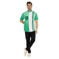 thumbnail image 2 of Inkmeso Regular Fit Designer Mandarin Collar Shirt For Men's Printed Patch Pocket Shirts, 2 of 7