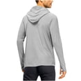 thumbnail image 3 of Besolor Chandails à Capuchon de Protection Solaire UPF 50+ pour Hommes, Manches Longues, Pêche, Randonnée, Course, Légers, Séchage Rapide, 3 of 4