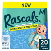 Rascals Premium Swim Pants, Size M, 20 Count