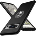 thumbnail image 1 of KOMI for Google Pixel 8 Pro Case, Slim Tough Rugged Shockproof Protective Pixel 8 Pro Phone Case with Metal Ring Kickstand for Google 8 Pro Case, Black, 1 of 5