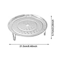 thumbnail image 2 of Stainless Steel Steamer with Lid - Kitchen Cookware for Steaming and Cooking Versatile Steamer Rack for Pots and Pans, 2 of 7