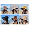 thumbnail image 4 of Chapeau de Pêcheur pour Femmes en Paille - Protection Solaire, Large Bord, 4 of 8