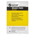 thumbnail image 2 of Niche Rear Brake Pad Set for Honda Goldwing F6B Organic Motorcycle 2 Pack 519-KPA2651D, 2 of 5