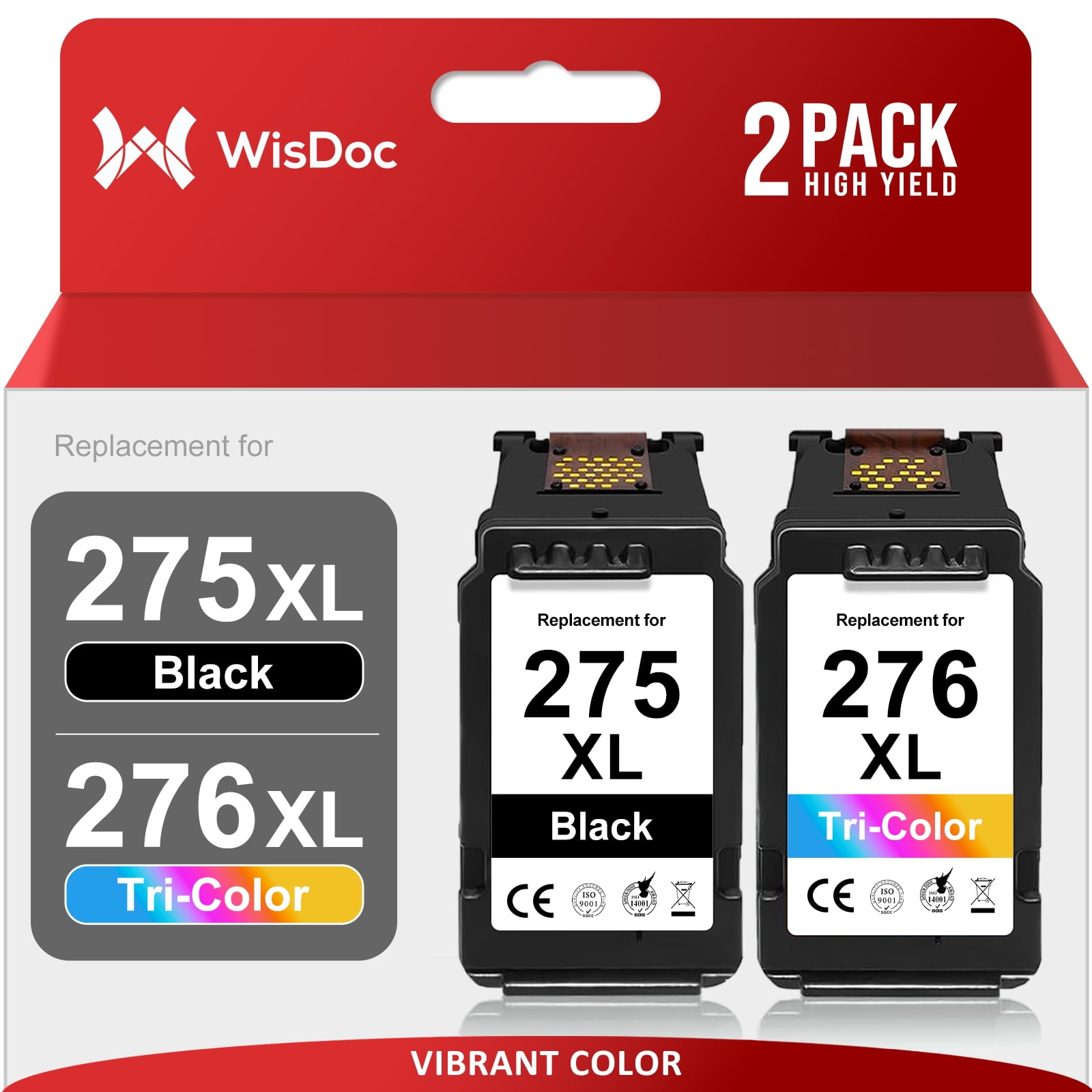 275XL Ink Cartridges for Canon Ink 275 and 276 for Pixma TS3522