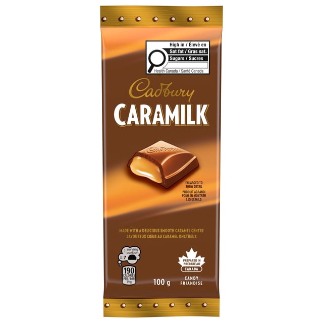 Cadbury Caramilk Chocolatey Candy Bar, Caramel