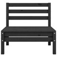 thumbnail image 5 of vidaXL 3 Piece Garden Lounge Set Solid Pinewood Black, 5 of 5