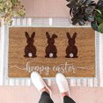 thumbnail image 4 of Yhmxh Bathroom Rugs,Rugs for Living Room,Area Rug Easter Doormat Easter Eggs Entryway Front Porch Rugs Anti-Skid Bottom Floor Indoor Outdoor Carpet for Home Patio Home Decor Crystal Velvet Carpet, 4 of 7