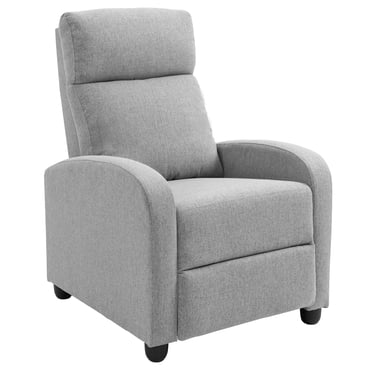 HOMCOM Fauteuil Inclinable à Poussée pour Cinéma Maison avec Siège Rembourré