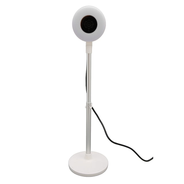 Caméra Web à Lumière de Remplissage HD, Caméra Web à Lumière de Remplissage 1080P Lumière Douce Lumière de Remplissage 3 Niveaux Réglable AF Tactile Rapide pour Diffusion Web C500 Mise au Point Automatique Blanche