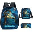 thumbnail image 1 of Godzilla Godzilla Backpack Primary And Secondary School Student Backpack Three-Piece Set, 1 of 2