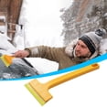 thumbnail image 1 of Automobile Snow Removal Ice Shovel Winter Beef Tendon Scraper Long Handle Snow Shovel Film Coating Tool Window Glass Cleaning, 1 of 4