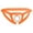 Orange, variant on iHPH7 Mens Thong, Men's Thong Underwear, Mens G String, Low Rise Underwear Men, Orange One Size