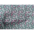 thumbnail image 4 of oneOone Cotton Poplin Fabric Leaves & Swirl Block Printed Fabric 1 Yard 56 Inch Wide, 4 of 4