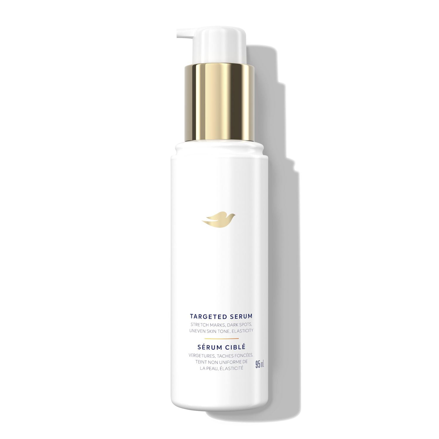 Dove Targeted Serum Multipurpose for Stretch Marks, Dark Spots, Uneven Skin with Tone Balance Complex, Niacinamide, Collagen Peptides and Natural Moisturizing Factors, 95mL