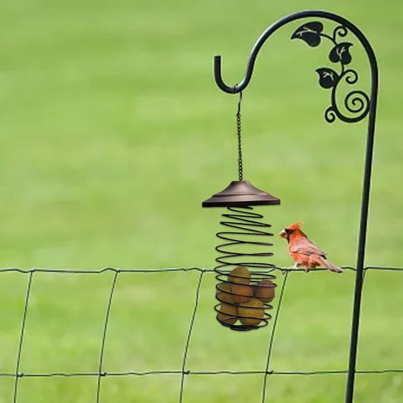 WIFKLSIIPG Iron Bird Feeder Ball Bird Feeders Energy Suet Ball Hanging Feeder for Feeder for Outdoor Garden