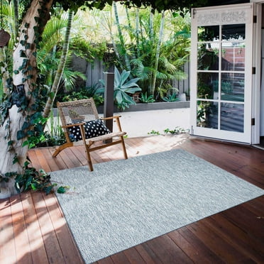 ECARPET Outdoor Area Rug for Patio, Deck, Backyard, Camping, Water Proof Carpet, Veranda Diamond Collection