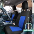 thumbnail image 3 of For 2020-2024 Ford Explorer Base FH Group Neoprene Custom Fit Car Seat Covers Water Resistant - Full Set Blue, 3 of 11