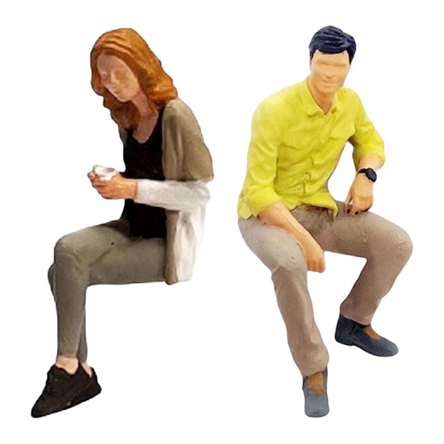 maskred 1/64 Figurines Peintes Résine Petites Personnes Jouets Modèle Personnage en Résine Kaki