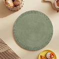 thumbnail image 4 of Tapis de Table Rond Tissé 38 cm Isolation Thermique Anti-Huile Imperméable Napperon pour Table à Manger Café Maison Restaurant, 4 of 5