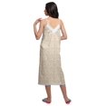 thumbnail image 2 of Moomaya Robe de Nuit Imprimée pour Femmes, Col en V, Bretelles Spaghetti, 2 of 6