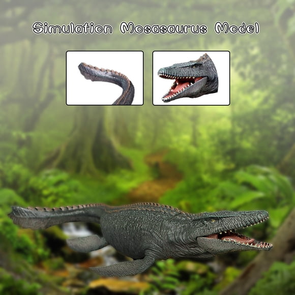 Hxlamzoo Jouets pour Enfants Réalistes Grand Modèle de Mosasaure Modèle de Dinosaure Réaliste Figurine Ensemble de Jeu Modèle Jouets Liquidation